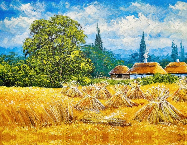 Репродукция Жатва 35x50 см Арт Фемелі 