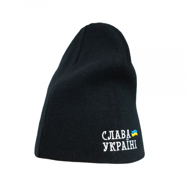 Шапка Sol's primary Слава Украин р.one size черный