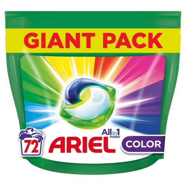 Капсулы для машинной стирки Ariel PODS All-in-1 Color 72 шт. 