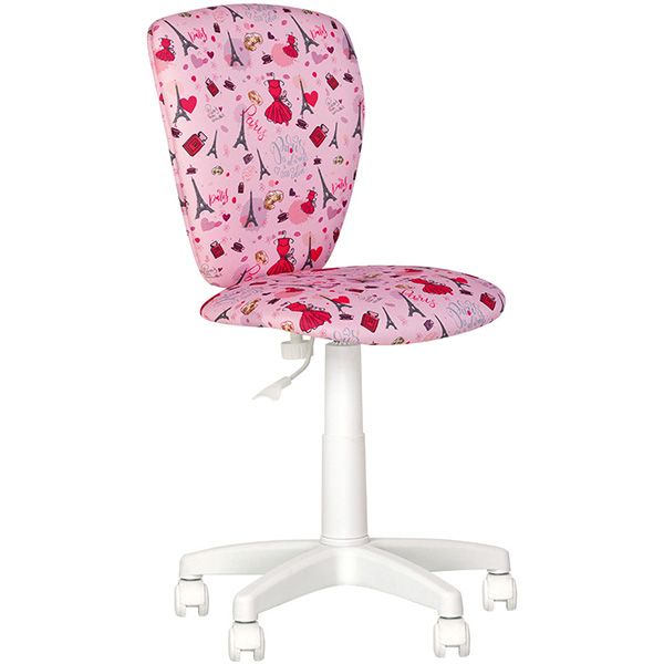 Кресло Nowy Styl Polly GTS White (CH) CM-04 Париж розовый 