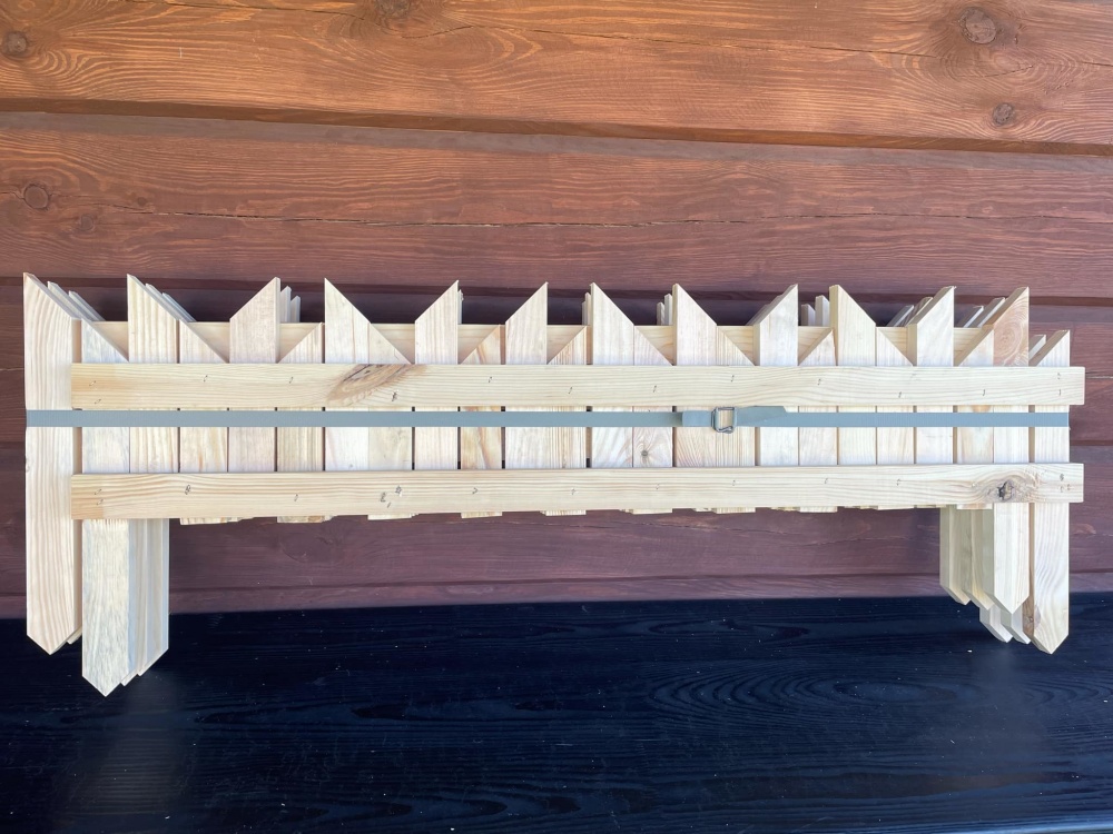 Декоративное ограждение для клумб 1000х350 мм