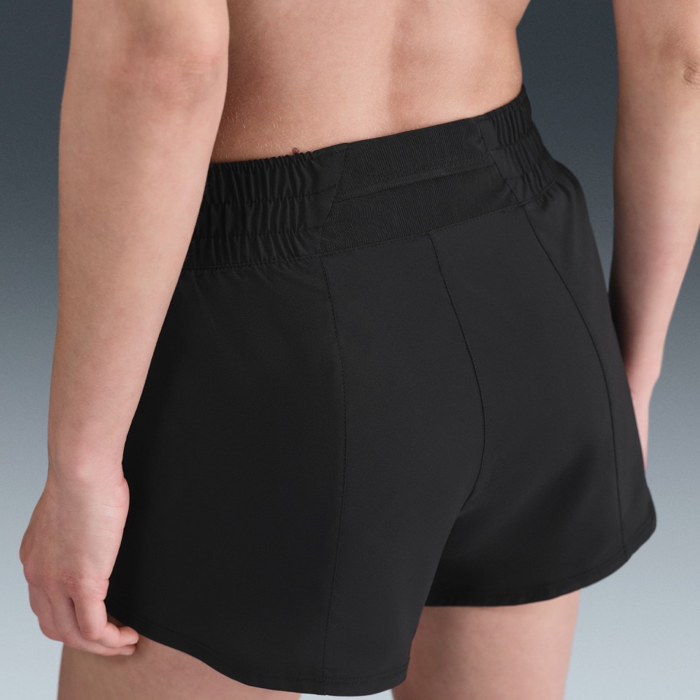 Шорты Nike W NK ONE SWSH HBR DF MR 3IN BR HV2616-010 р. S черный