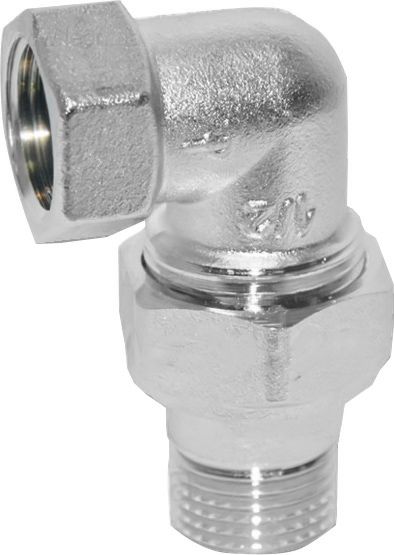 Згін з накидною гайкою ВЗ Pattaroni кутовий 1/2