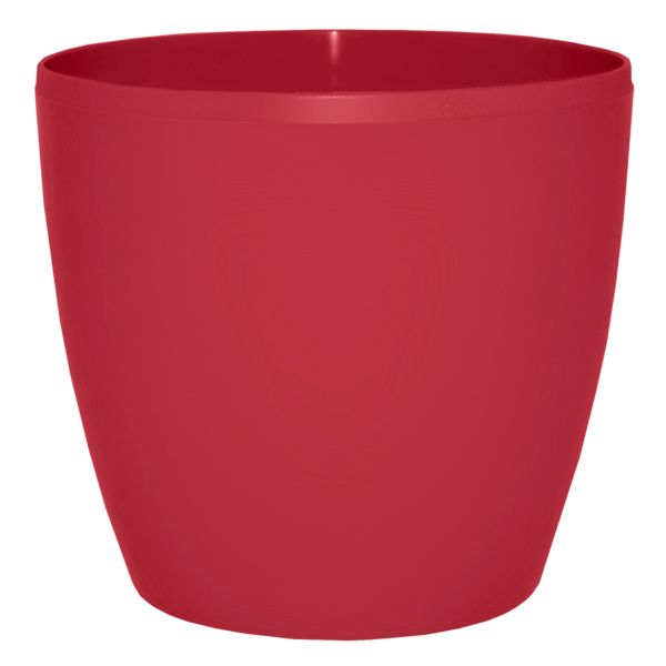 Горщик квітковий Алеана Матильда з поливом 24x22 см вишневий