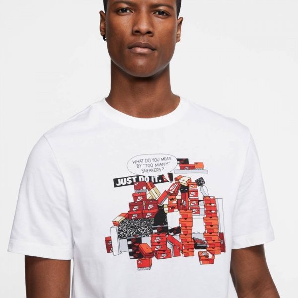 Футболка Nike M NSW TEE SNKR CLTR 7 CK2661-100 M білий