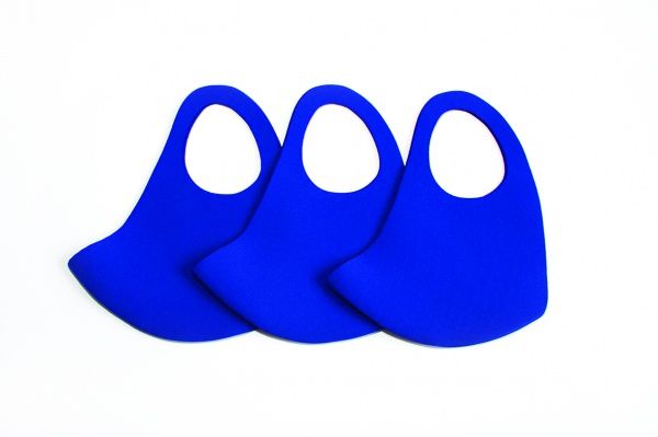 Маска Grandtex неопреновая многоразовая электрик р. M 3 шт.