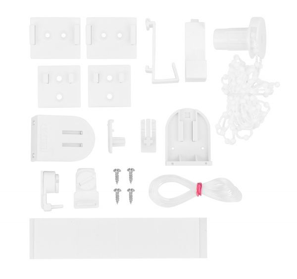 Ролета міні Delfa Футура 48x170 см біло-срібляста 