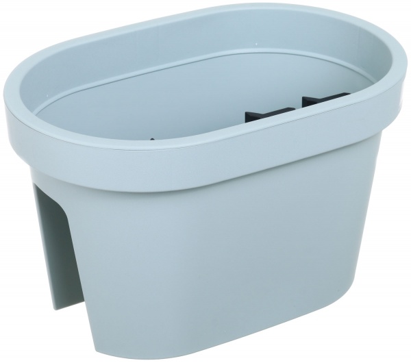 Горщик для квітів 27x40x25 см прямокутний світло-зелений 