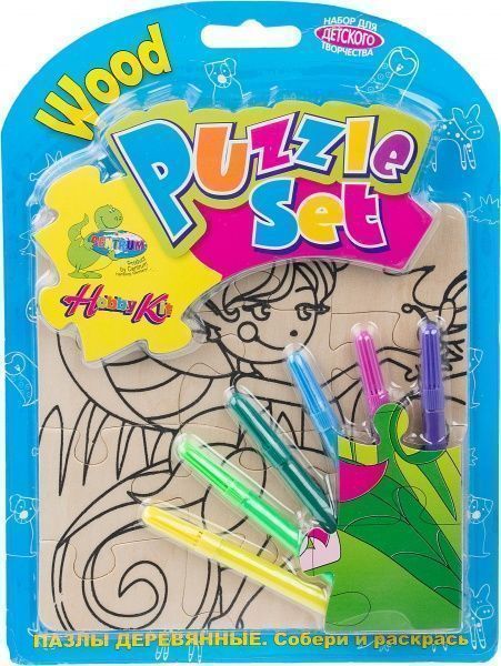 Набор для росписи Деревянные пазлы  Centrum 83446