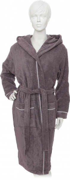 Халат домашний La Nuit Lily с капюшоном р. XXL лиловый 