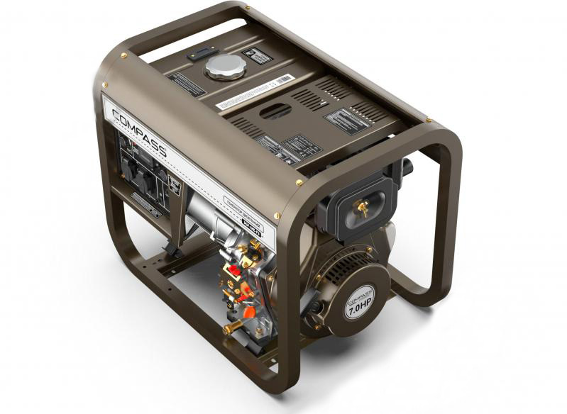 Генератор дизельный Compass 3 кВт 3,3 кВА 3GF-ME