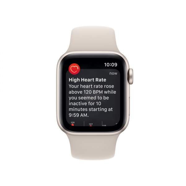 Смарт-годинник Apple WatchSEGPS (2 gen)40mmStarlightAluminiumCasewithStarlightSportBand