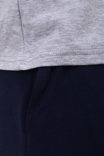 Піжама чоловіча Trio Kornet р. L синій із сірим