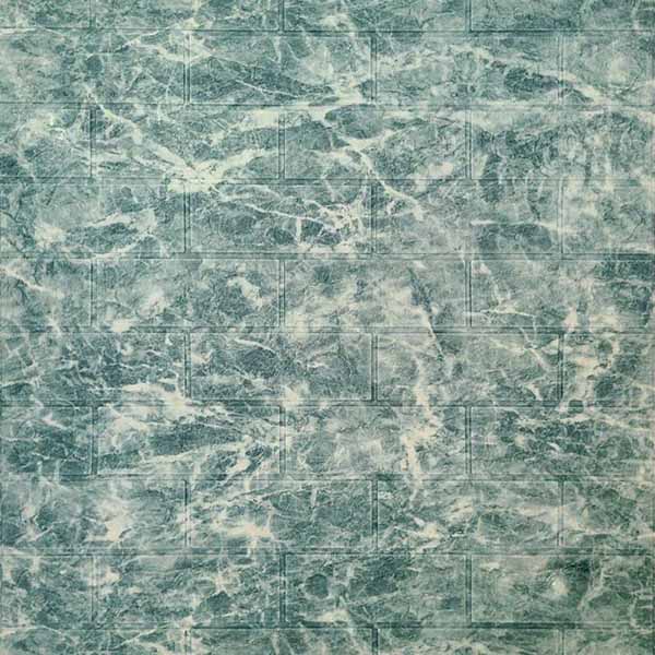 3D-панель с ПВХ самоклеящаяся мрамор темное море 0,539 кв.м 