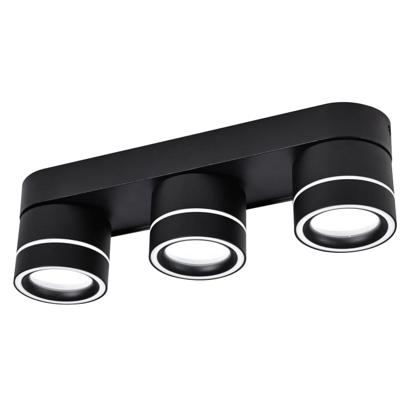 Спот LIGHT SET SP SMEREKA 3xGX53 чорний