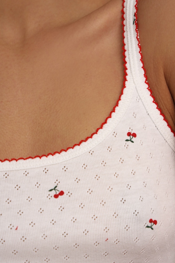 Нічна сорочка German Volf My Cherry р.XL білий
