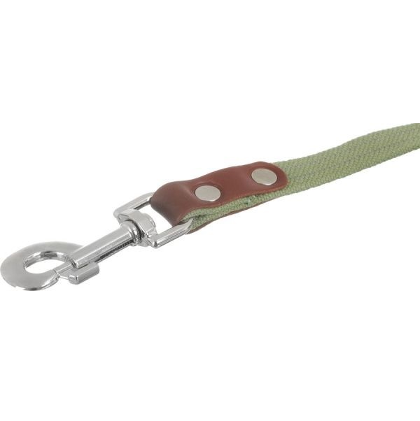 Повідець Collar х/б тасьма 300 см 20 мм зелений