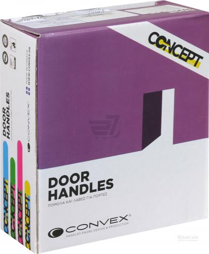 Ручка на розетке Convex 1085 матовый черный