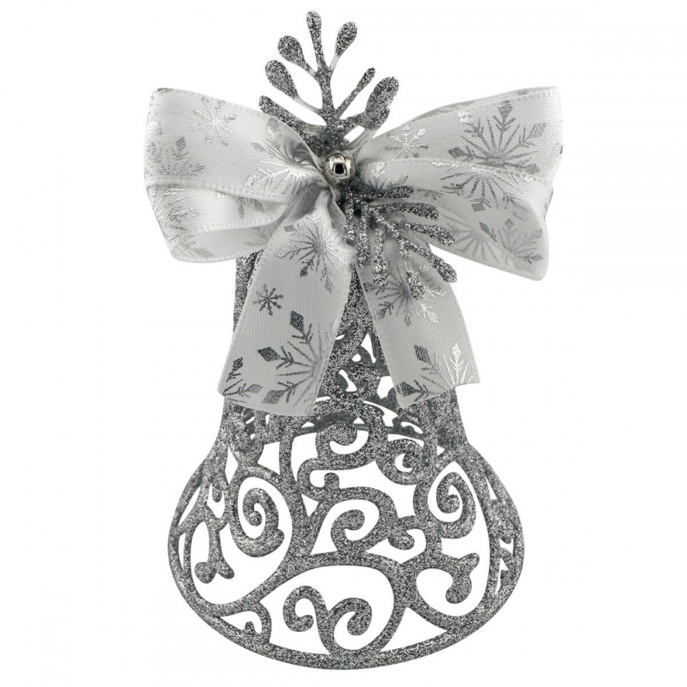 Декорация новогодняя MIS LT Колокольчик ажурный 10 см в ассортименте