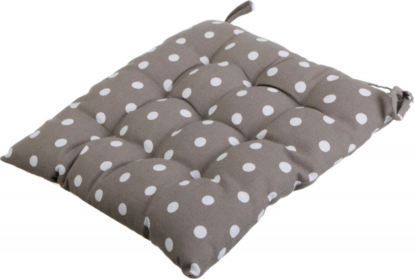 Подушка на стул Дотс какао 37х37см Luna