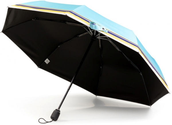 Зонт KRAGO umb-3-008 в полоску голубой 