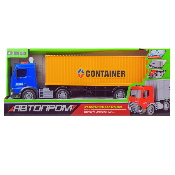 Автомобіль інерційний Автопром з контейнером RJ3363