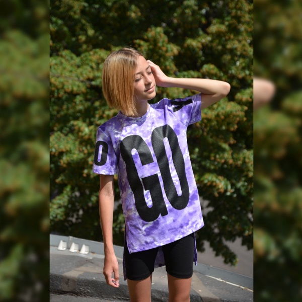 Костюм для дівчаток Blanka Тай Дай р.154 фіолетовий 12658 