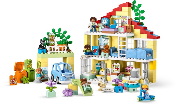 Конструктор LEGO DUPLO Сімейний будинок 3 в 1 10994