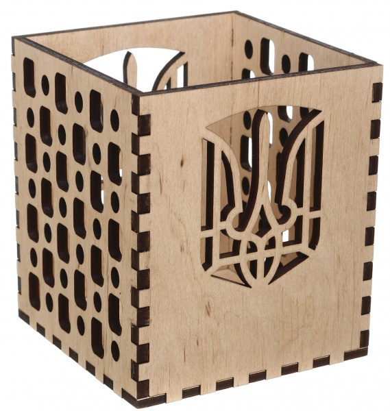 Підставка для ручок Герб 10,5x9x9 см лакований Nice goods