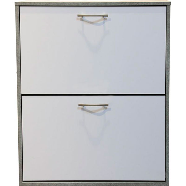 Тумба для обуви Дачице 1 300x700x860 мм / бетон / нимфея альба 