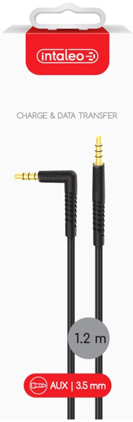 Кабель Intaleo CBFLEXAL1 AUX L-type 1,2 м чорний (1283126559594)