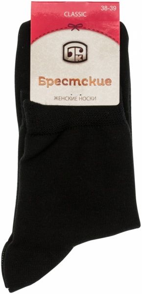 Носки БЧК женские CLASSIC р. 25 черный 