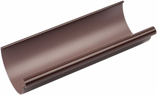 Ринва водостічна RoofOK 120 мм 2 м коричневий 