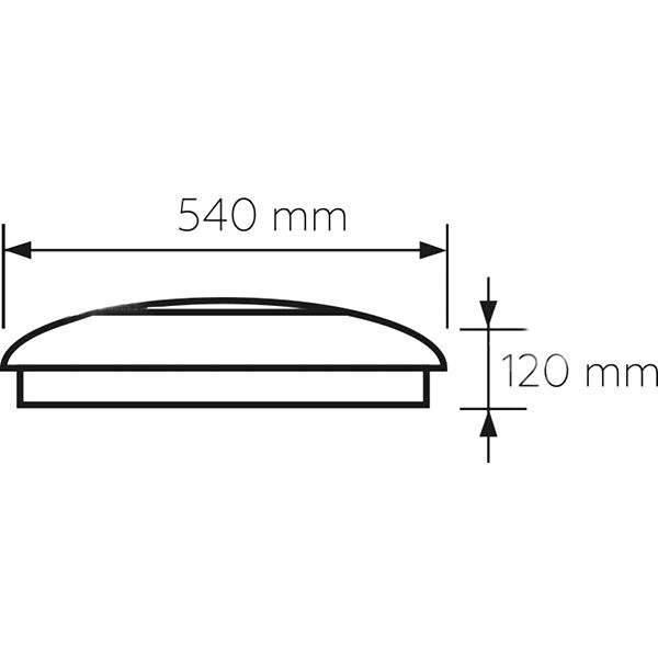 Світильник світлодіодний Eurolamp Amber N24 з пультом ДК 72 Вт білий 3000-6500 К 