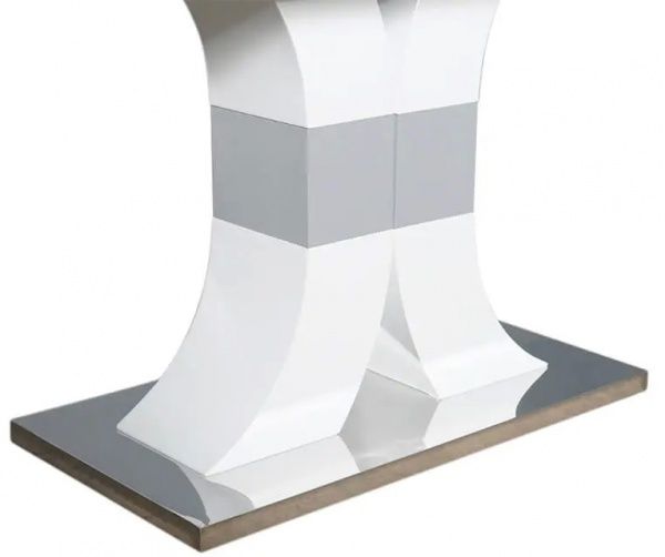 Стол обеденный Космо DT2020-1 1400х800х760 белый глянец 