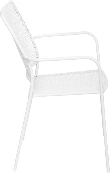 Стул металлический Mykonos 87x54x55 см белый  