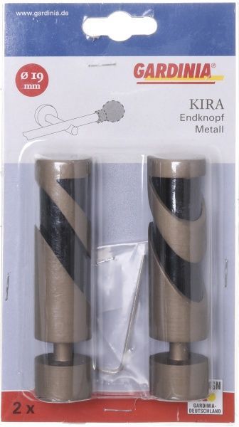Наконечник Gardinia Kira Труба d19 мм капучино 2 шт. 