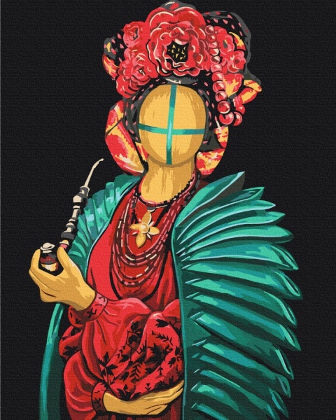 Картина за номерами Макова Мотанка ©Valeriya Macarenco PBS53416 40х50 см Brushme 