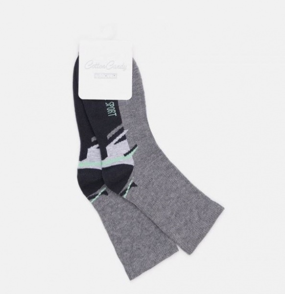 Носки детские для мальчиков Steven 14345 р. 26-28 серый меланж 