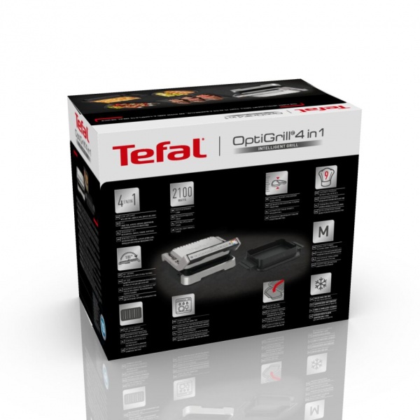 Гриль-барбекю Tefal OptiGrill 4in1 GC774D30 