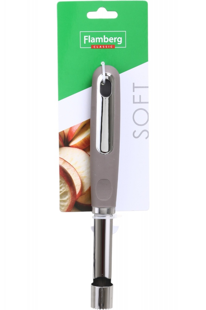 Ніж для видалення серцевини з яблука Flamberg Soft сірий/мокко