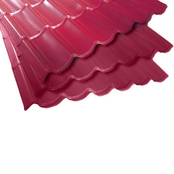 Металлочерепица RoofOK 1190х2125 мм бордо 3005