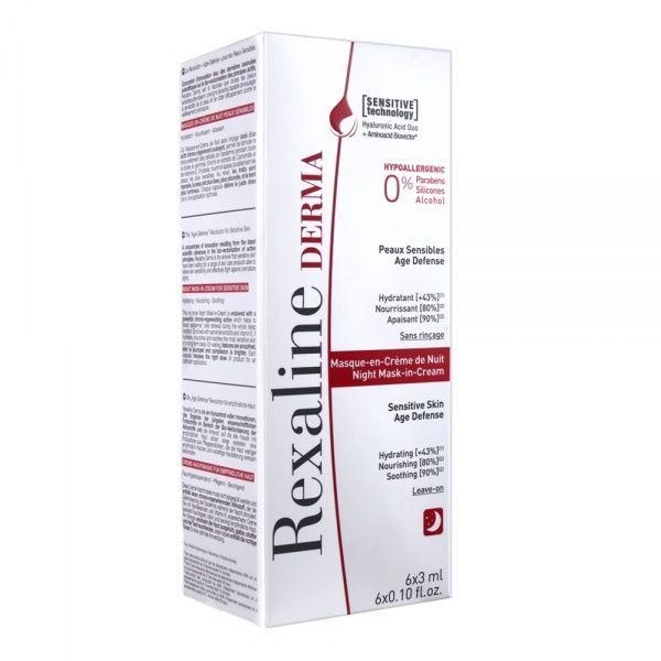 Крем-маска Rexaline Derma Night Mask-in-Cream 3 мл 6 шт.