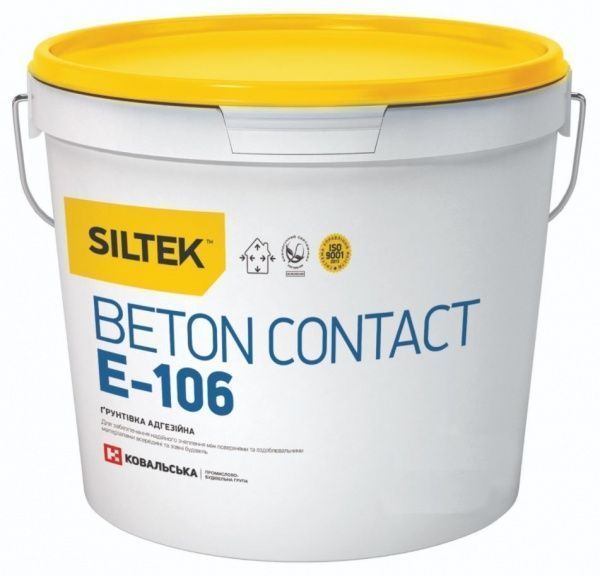 Ґрунтовка адгезійна Siltek E-106 Beton Contact 5 л