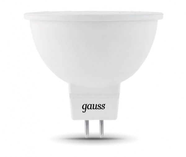 Лампа світлодіодна Gauss софітна 9 Вт MR16 прозора GU5.3 220 В 3000 К 101505109 