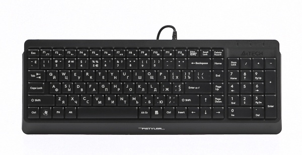 Клавіатура A4Tech FK15 (Black) (FK15 (Black)) Fstyler Wired Keyboard USB black 