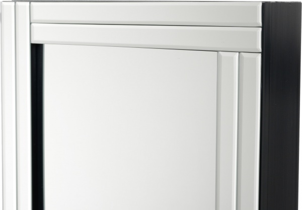 Підлогове дзеркало із секцією для зберігання аксесуарів A3618 3600x12300 мм чорний 