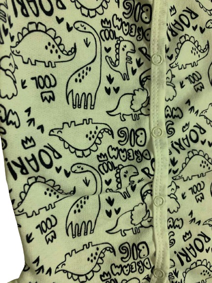 Комбинезон детский унисекс Моя планета динозавры Кмб401-6 р.68 белый 