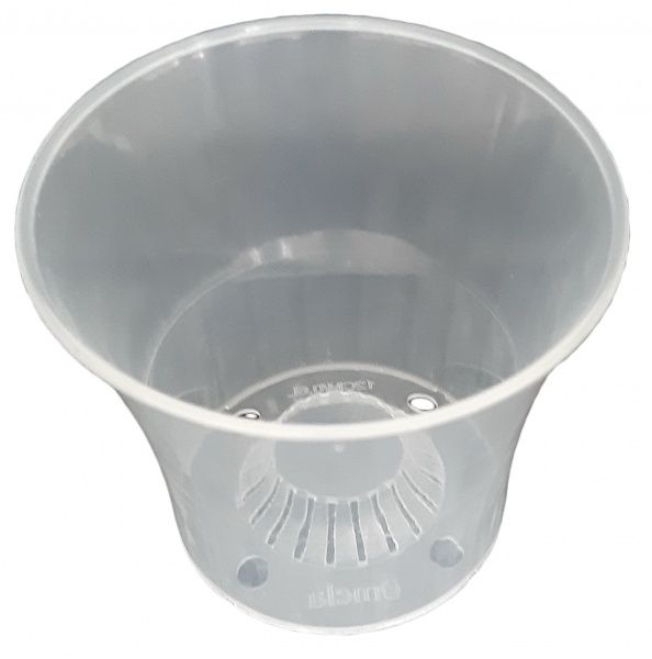 Горшок пластиковый Омела Орхидея 0,6 л круглый прозрачный 