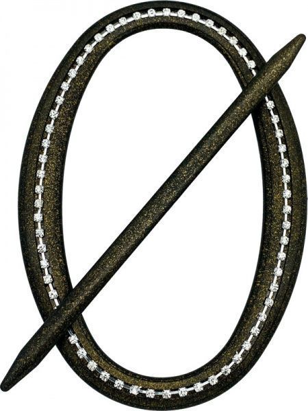 Декор Овал Элит 180х125 мм старое золото D0003-15 MISLT